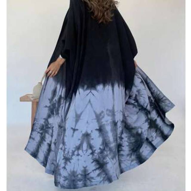 SHEIN 1pc Elegant Dual-Tone Casual Open Abaya Cardigan, Refined Craftsmanship, Graceful Texture, Stylish And Dignified, Modest