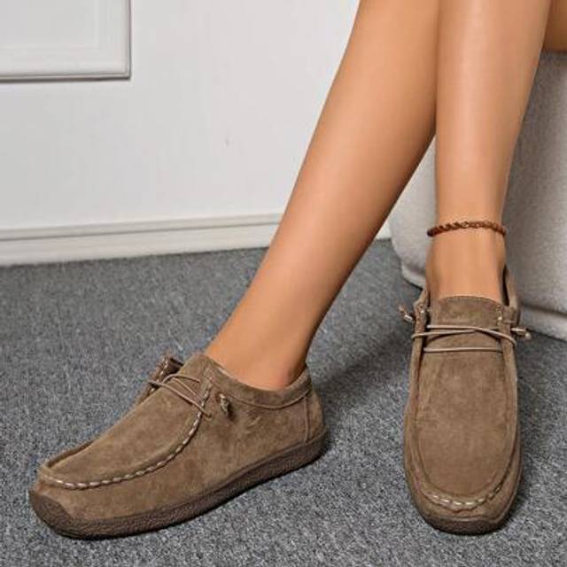 SHEIN Women&#39;s Bow Decor Flat Loafers, Retro British Style Slip-On Casual Comfortable Driving Shoes, Suitable For Work And Leisure