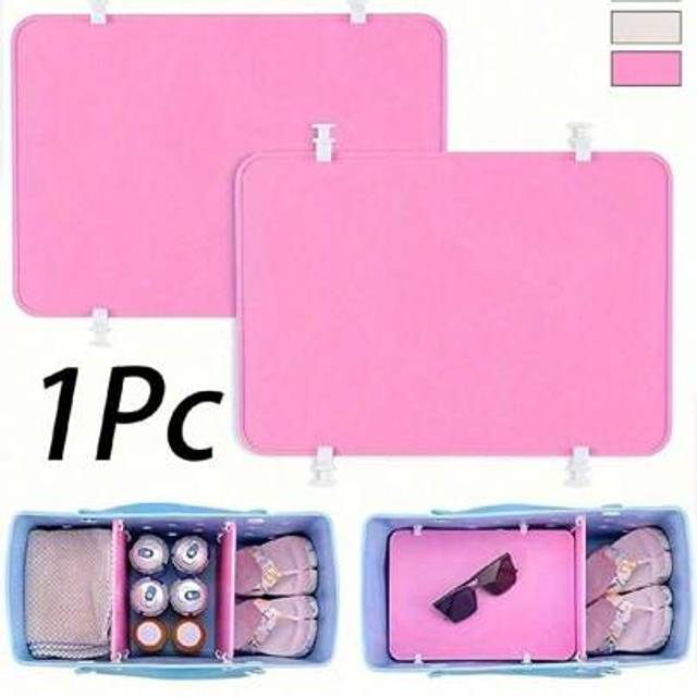 SHEIN 1pc Bogg Beach Bag Divider Divider Tray,Plastic Divided Tray For Perfect Beach Bag Organization And Space Division,Accessories Fit For Inserts Tray Fo