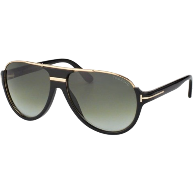 Tom Ford Dimitry FT 0334/S 01P, AVIATOR Sunglasses, MALE - Black