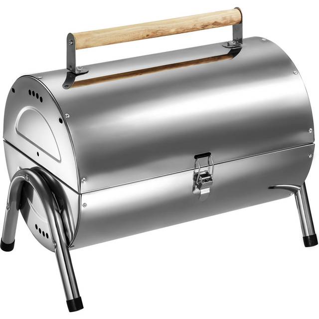Tectake Bbq Stainless Steel, Silver