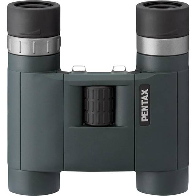 Pentax AD 8x25mm WP Binoculars with Binocular Harness and Camera Lens Cleaning Pen in Green