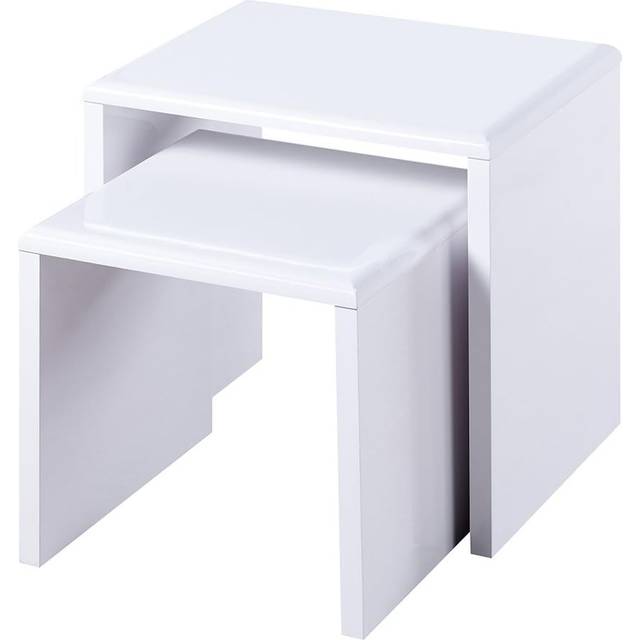 Manhattan High Gloss Nest of 2 Tables