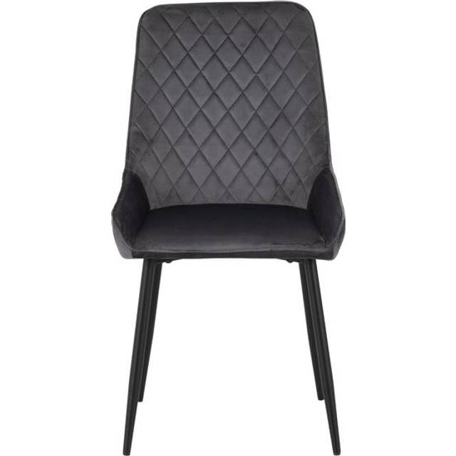 Seconique Avery Dining Chair X 2- Grey Velvet, Grey