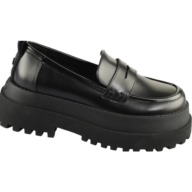 Women's moccasins Buffalo Pluto Loafer - Vegan Box - Noir