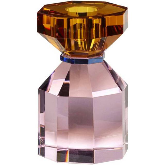 Hübsch Candle holder 11 cm Pink-orange