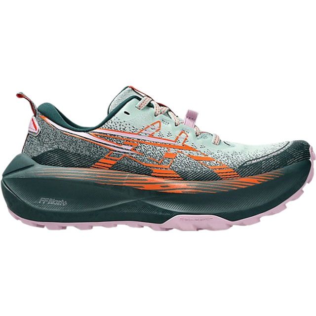 Asics Trabuco Max 4 Green Orange SS25 Women's Sneakers, Size 38 - EUR
