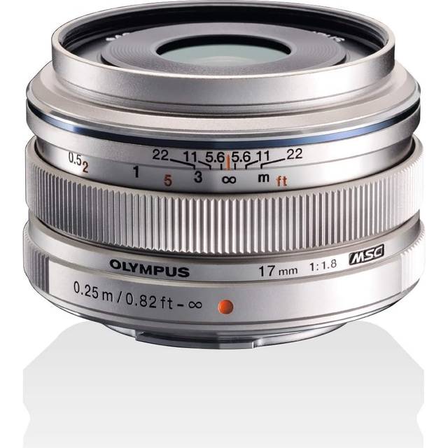 Olympus M.Zuiko Digital 17mm f/1.8 Lens Silver