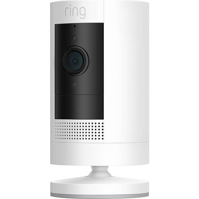 Ring Stick Up Cam Battery (Gen 3) Smart Home Security Camera - White