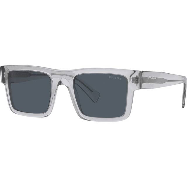 Prada Man PR 19WS U4309T Solglasögon Acetat Grå Grå Fyrkantig Normal