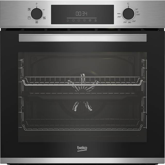 Beko bbif12300x built-in single fan oven silver energy-efficient large capacity