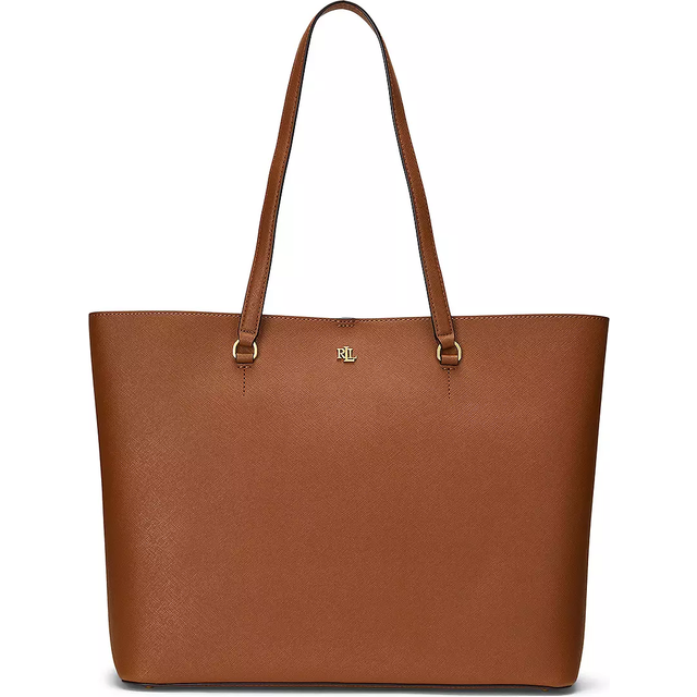 Lauren Ralph Lauren Shoppers & Totes - Karly-Tote-Large - cognac - Shoppers & Totes for ladies - unisize