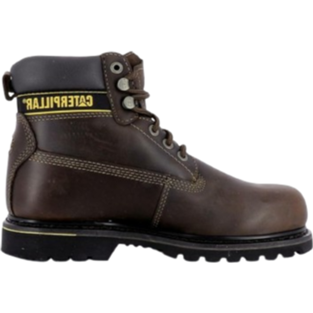 'Holton' Leather Safety Boots - Brown - 12