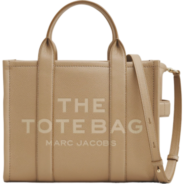 Marc Jacobs The Leather Medium Tote Bag - Camel • Price »