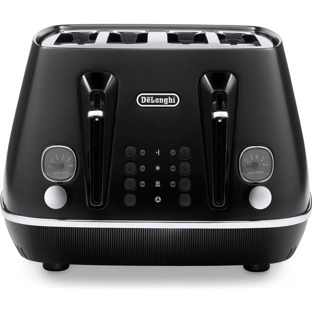 Delonghi distinta x 4 slice toaster cti4003m – stainless steel, 1800w