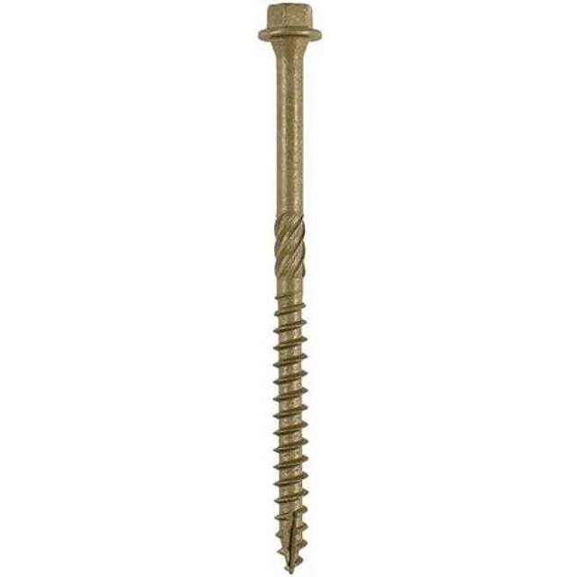 Timber Screws Hex Flange Head Exterior Green - 6.7 x 200 - Timco