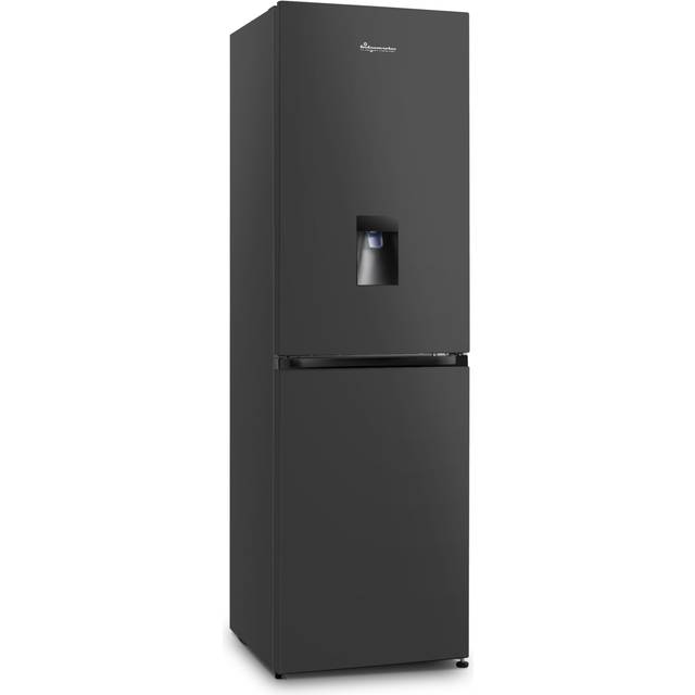 Fridgemaster MC55251DEB 182cm High 50/50 No Frost Fridge Freezer - Black - E Rated