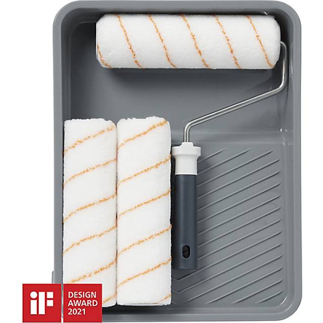 GoodHome Woven Polyester Medium Pile Roller Kit, 5 Pieces - One Size