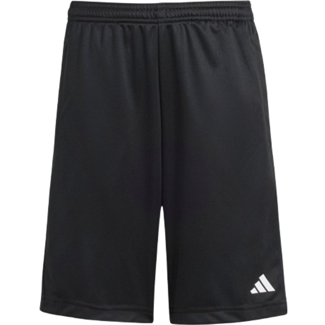 adidas Junior Boys Train Essentials Shorts - Black/White, Black/White, Size 7-8 Years - 7-8 YEARS