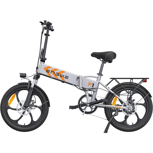 ENGWE P1 hopfällbar elcykel 20 tums däck 250W borstlös motor 36V 13Ah Batteri 25km/h Maxhastighet P1 vit