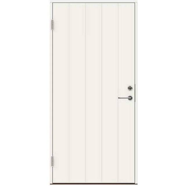 Ytterdörr Swedoor Cleverline P-100 Vit NCS-S 0502-Y (standard) (9 x 19, Vänsterhängd)