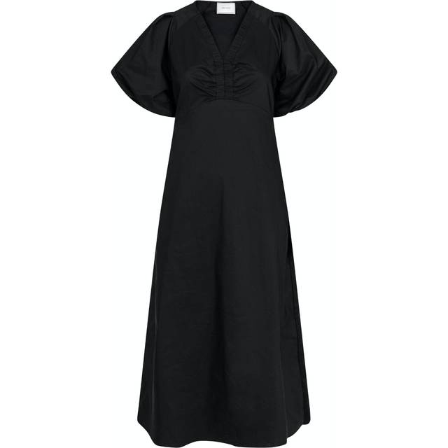 Neo Noir - Kjole - Illana Poplin Dress - Black