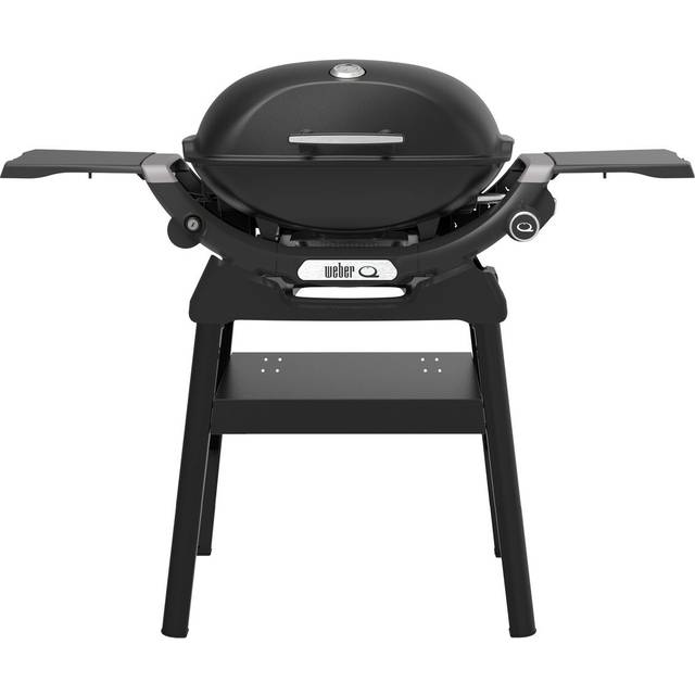 Weber Q2200N Gas BBQ with Compact Stand and Side Tables