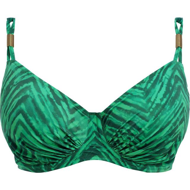 Punta Mita Full Cup Bikini Top - Green - 32D