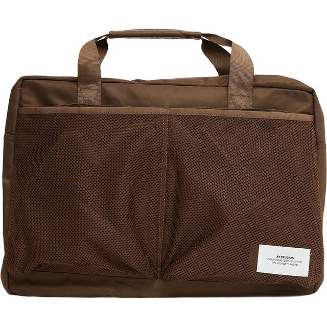 AY Studios - AY Weekend Bag - Weekendväska - Dark Brown - 48 x 35 x 21 cm