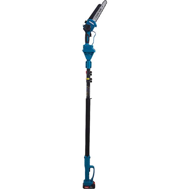 Portable Electric Handheld Small Chainsaw 8 inch Cordless Battery Powered Chain Saw for Branch Pruning with 2 Battery