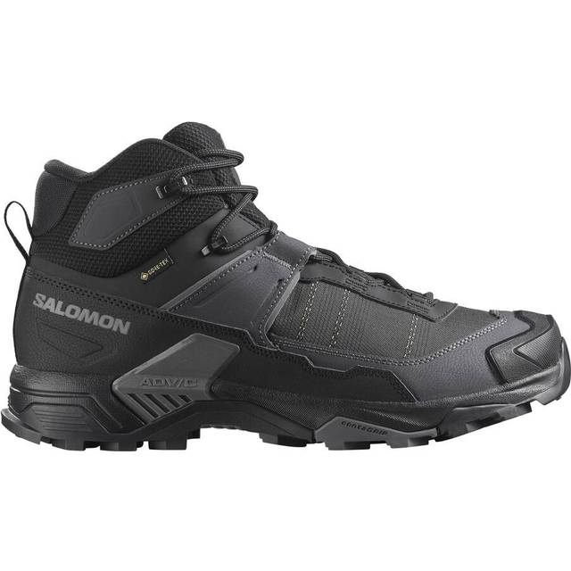 Salomon X Ultra 5 Mid Wide GORE-TEX Vandringskängor Herr Storlek 8,5 Färg grå/svart
