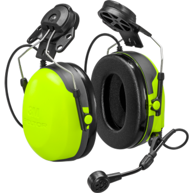 3M CH-3 Headset MT74H52P3E-110, Hardhat Attached, FLX2, 1 Ea/Case