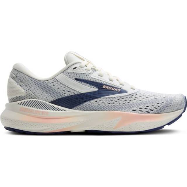 Brooks Adrenaline GTS 24 Damen Grey/Blue Ribbon/Peach Gr. 38 Weite D(breit)