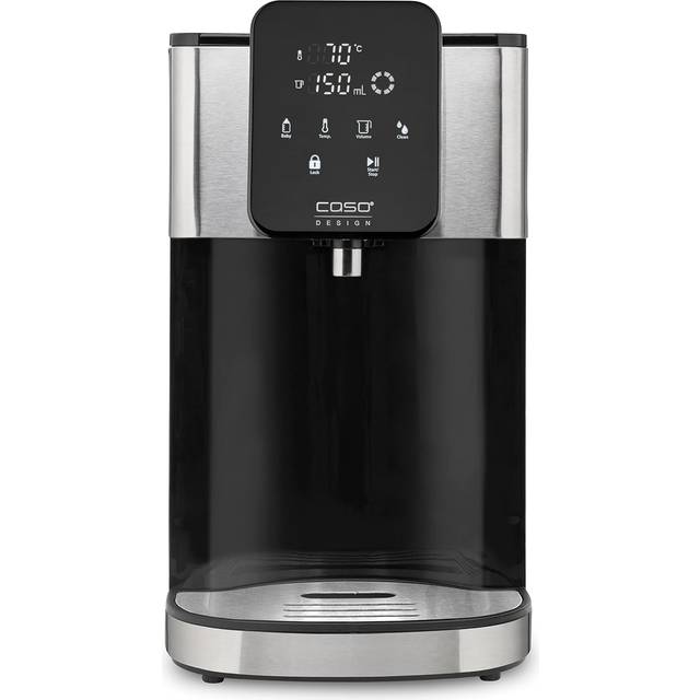 CASO HW 1660 Turbo Hot Water Dispenser - Stainless Steel & Black, Stainless Steel