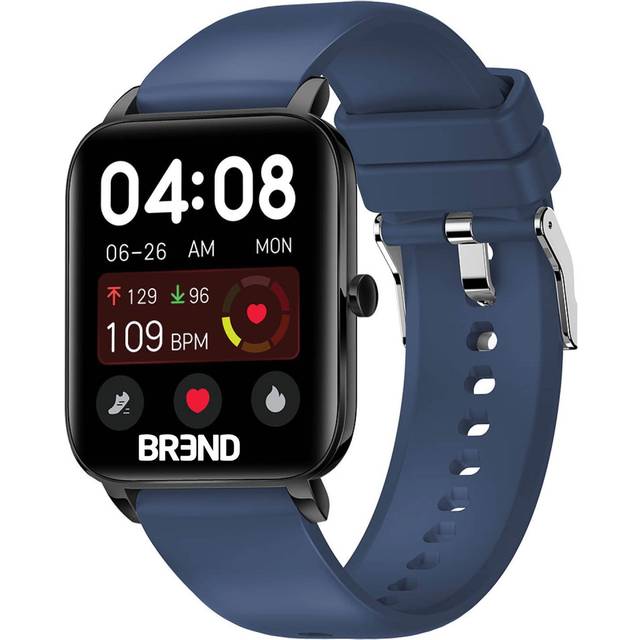 Brend Smartwatch Til Kvinder Og Mænd Sportsur Med Skridttæller Blå