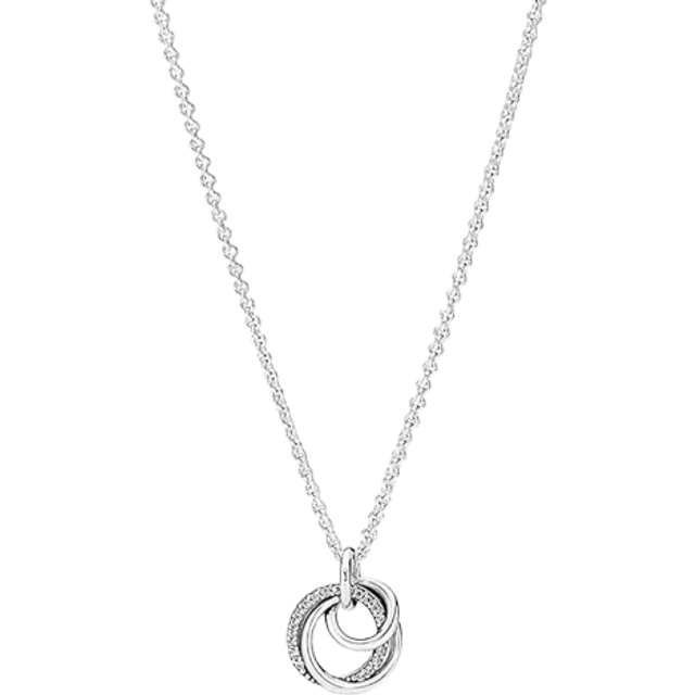 Pandora Necklaces Always Family Circle Pendant Necklace 391455C01-60