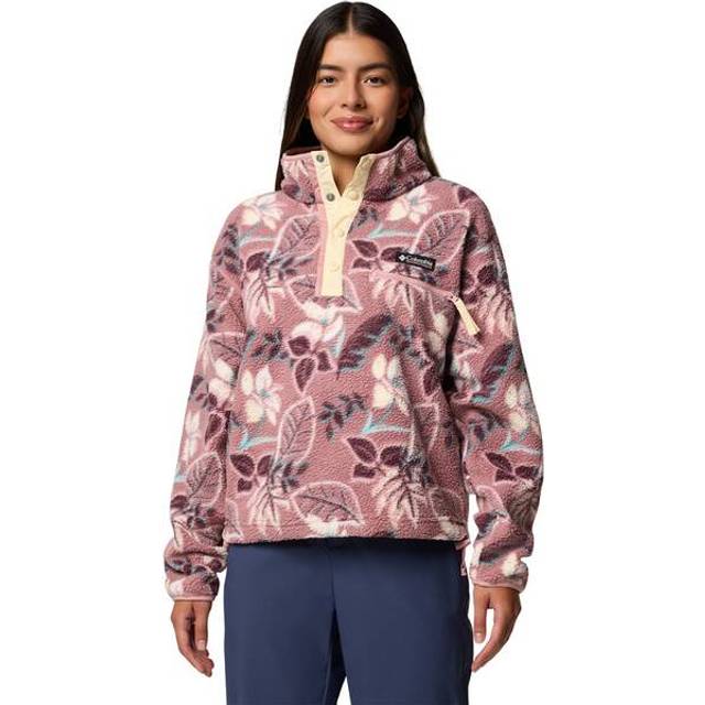 Helvetia Short Semi-Buttoned Fleece - Multi-Coloured - L
