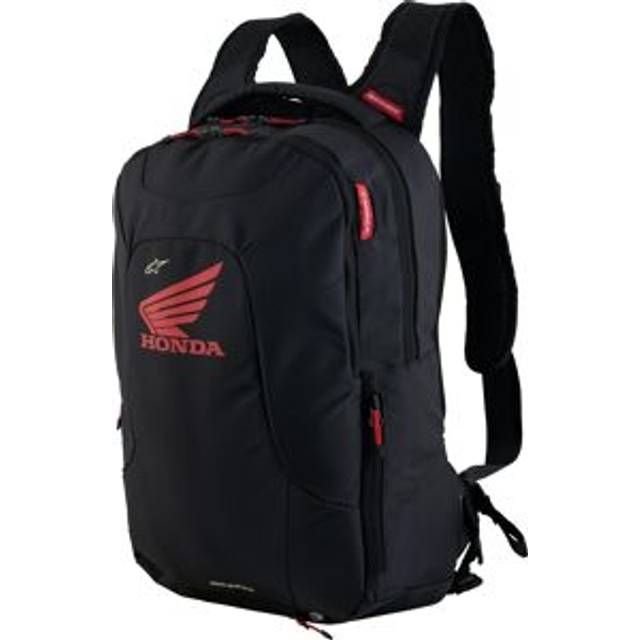 Alpinestars Honda City Hunter V2 Motorcycle Backpack, black-red, Size 22 for Men