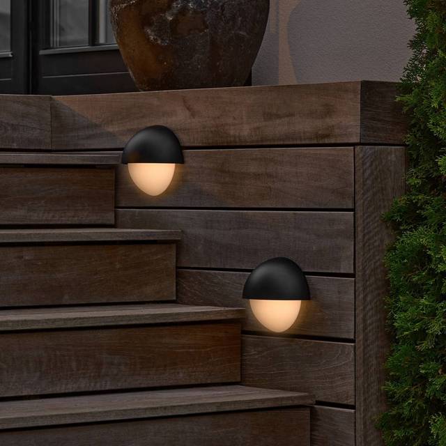 Nordlux - Scorpius Outdoor Wall Lamp Round IP44 Black