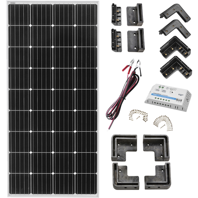 Solcellspaket 12 V 160 W 20 A