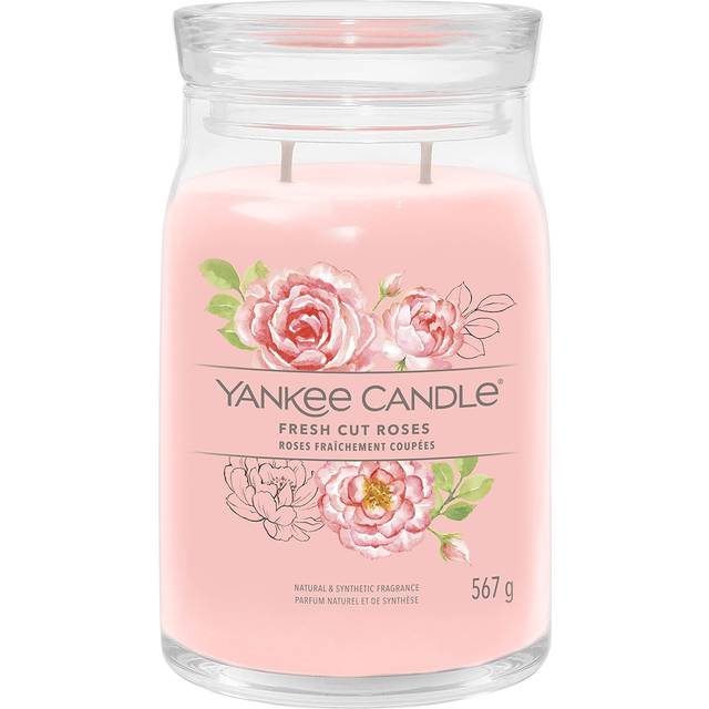 Yankee Candle Signature Large Jar Fresh Cut Roses 567 g