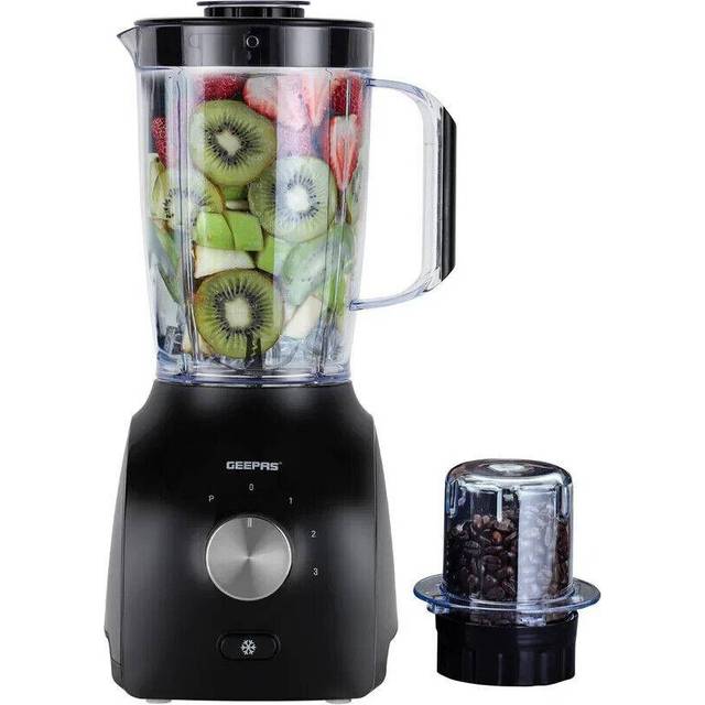 1.8L Black 2-In-1 Food Jug Blender With Spice and Grinder 600W