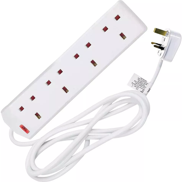 4 Way 5M Extension Lead