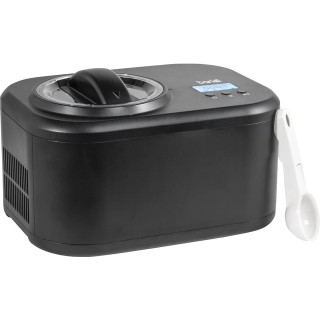Automatic Churning Ice Cream Machine 1L - Black