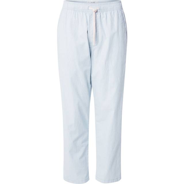 Hollister Stribede Pull On-Bukser Med Løs Pasform I Hør - Blå