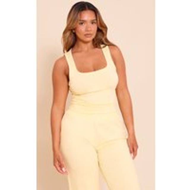 Shape Butter Cream Scoop Neck Vest Top, Butter Cream.. - 18