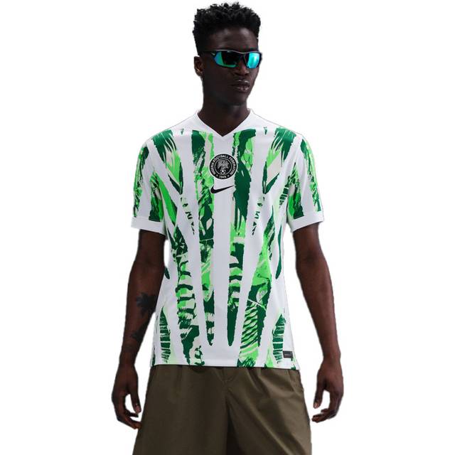 Nigeria 2025 Stadium Away (Women's Team) Men's Nike Dri-FIT Football Replica Shirt - White - Polyester - XL