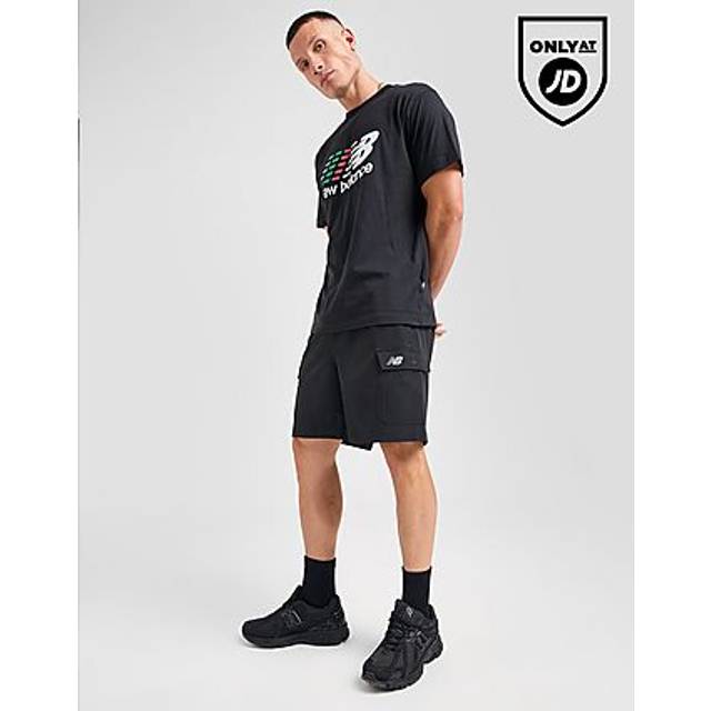 New Balance Ripstop Cargo Shorts - Black - Mens