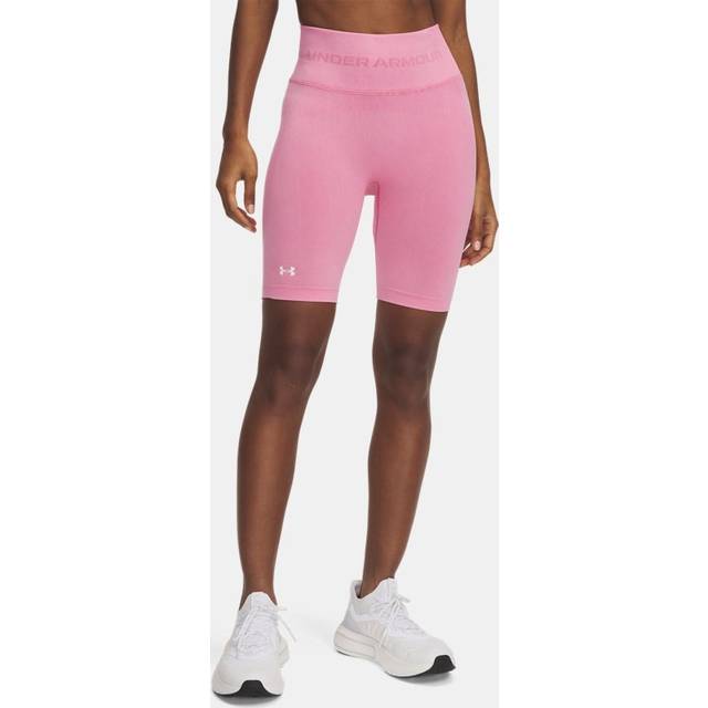Under Armour Washed Seamless Shorts - Purple - Womens - XS