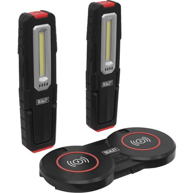 Inspection Light 5W cob & 1W smd led (x2) & Double Wireless Charging Base LEDWCBCOMBO5 - Sealey